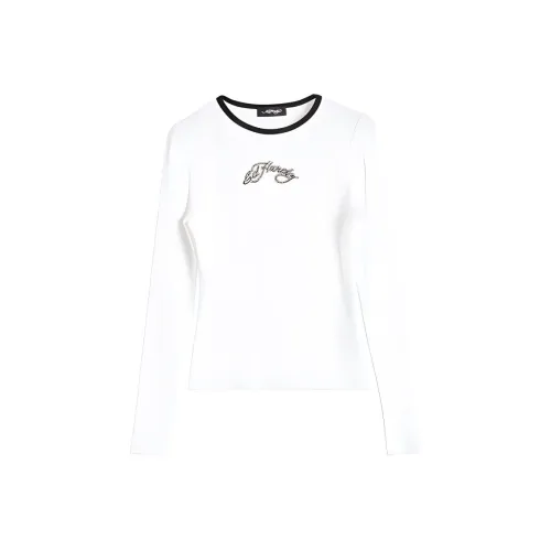 Ed Hardy Белые Женские Футболки