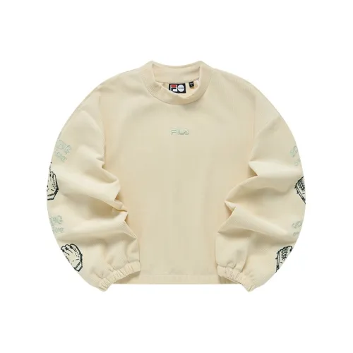 FILA FUSION Толстовка Женская Чайный Белый