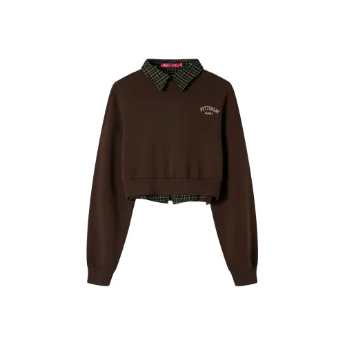 BETTERSAY Толстовка Женская Коричневая