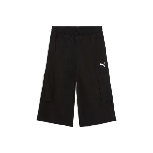 PUMA Повседневные шорты Унисекс Черные