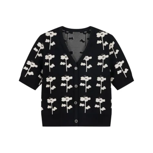 H'S x Faint Трикотаж Женский Черный Подошва Жаккард