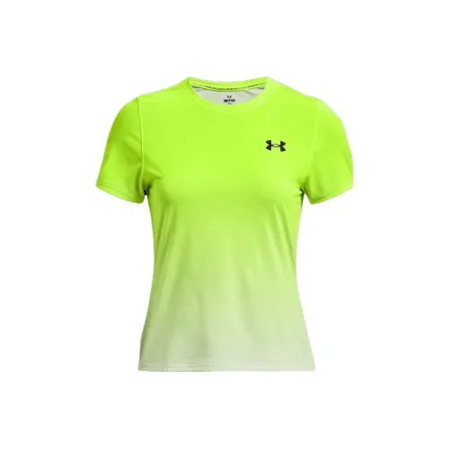 Under Armour Rash Волновой зеленый Женские T Рубашки