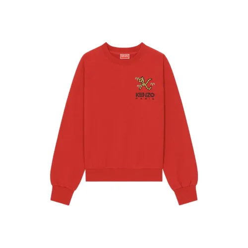 KENZO Nigo Drop2 Красный Женские Свитшоты