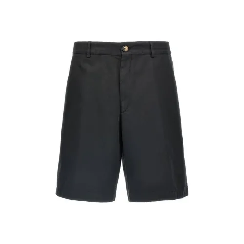 BRUNELLO CUCINELLI Черные Мужские Повседневные Шорты