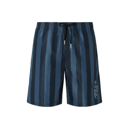 FENDI SS25 Повседневные шорты Мужские Синие