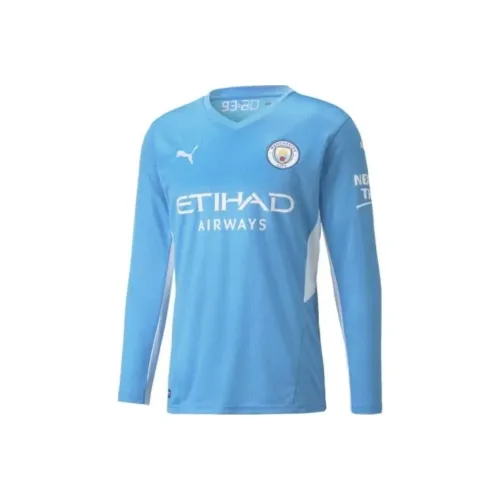 PUMA Коллекция домашней формы Manchester City Футбол Джерси Мужской Синий