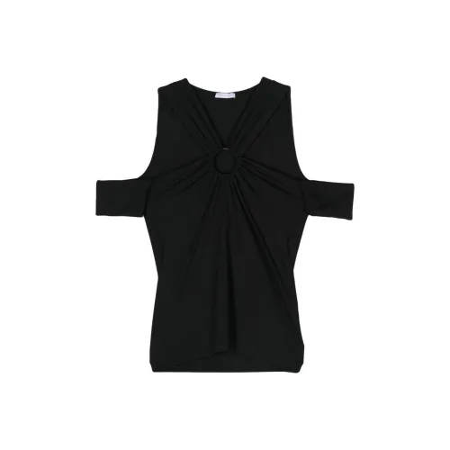 Patrizia Pepe SS24 T Рубашка Женская Черная