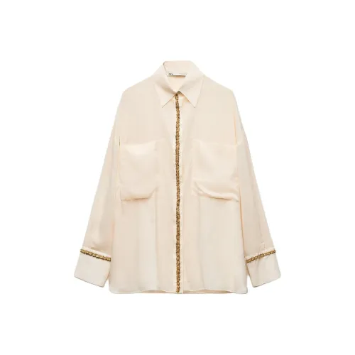 ZARA Розовые Женские Рубашки