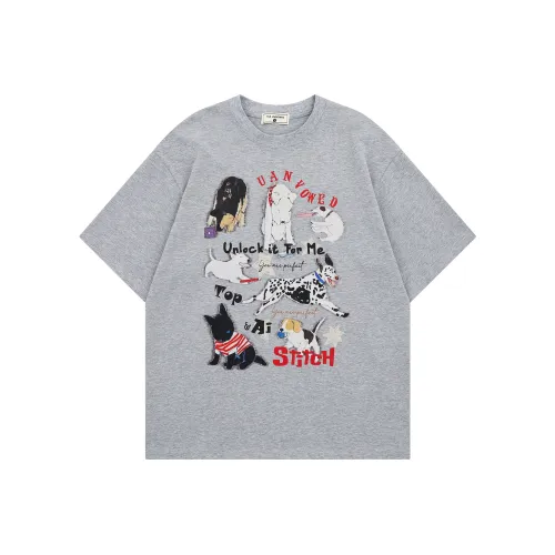 BEAR UNION T-Shirt Женская Серого цвета