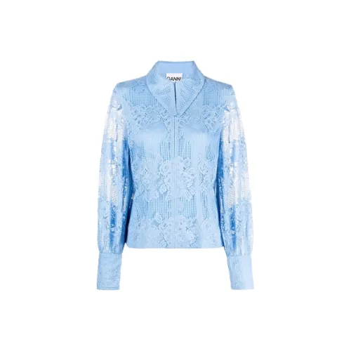 GANNI Синие Женские Рубашки