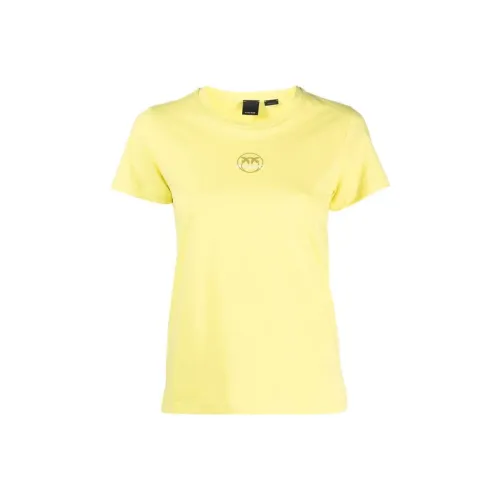 PINKO Лимонно-желтые Женские футболки