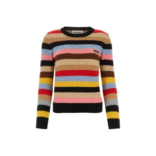 MIU MIU Многоцветные Женские Свитеры