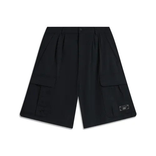 LINING Sports Fashion Collection Повседневные шорты Мужские Черные