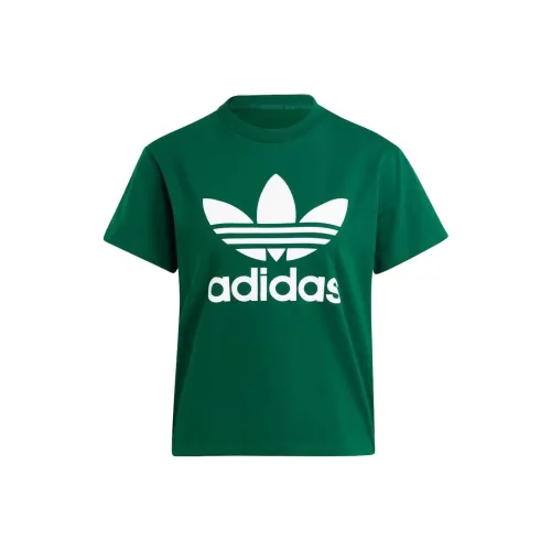 Adidas Originals T-Shirt Женская Темно-зеленая