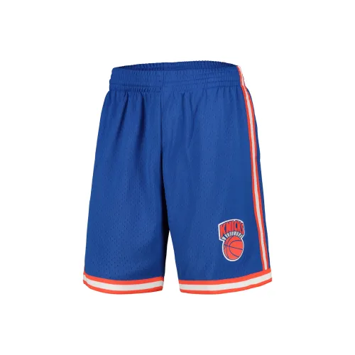 NBA Knicks Hardwood CLASSICS ROAD Swingman Баскетбольные шорты Мужские Синие