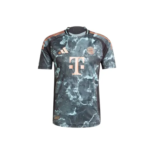 Adidas FC Bayern 24 25 Гостевой Футболка Футбол Джерси Мужская Черная