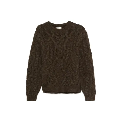 ISABEL MARANT Оливково-коричневый Женские Свитеры