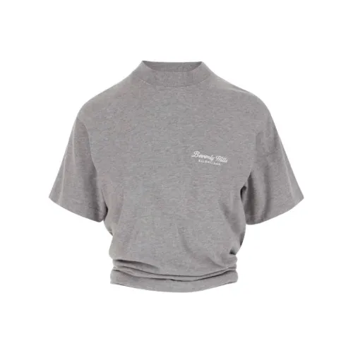 Balenciaga T-Shirt Loose Fit Women's Gray
