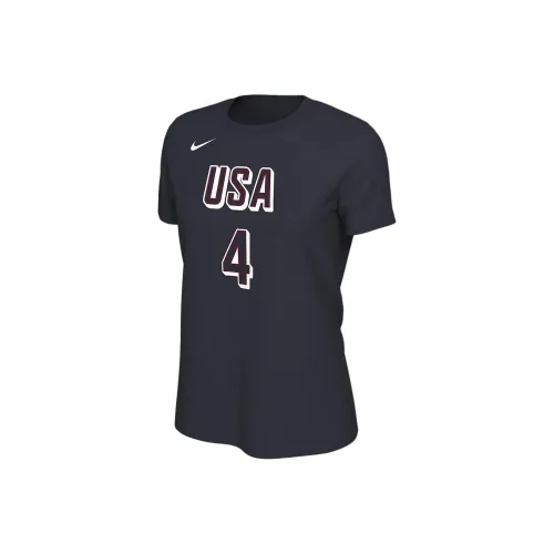 nike USA Basketball Olympic Team Series Стандартная T-рубашка Женская Университетская Морская