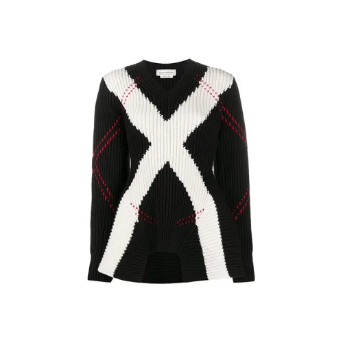 Alexander McQueen Черный Женские Кашемировые Свитеры