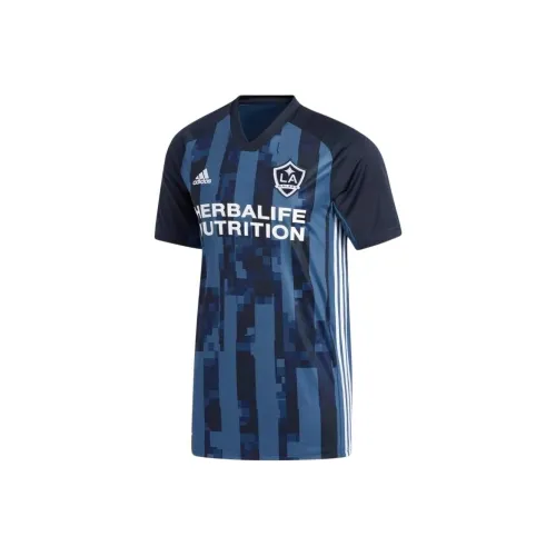 Adidas LA Galaxy MLS Climalite Футбол Джерси Мужской Морской синий