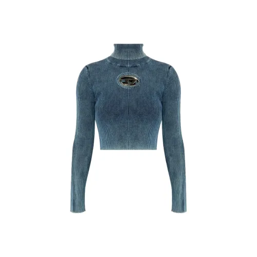 DIESEL T Рубашка Женская Темно-синяя