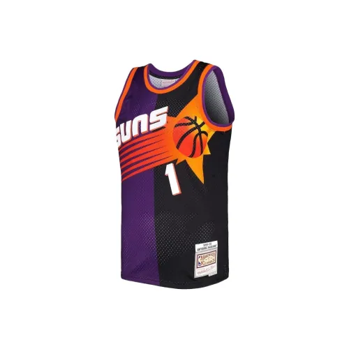 NBA Черный Phoenix Suns MITCHELL NESS Penny Hardaway Баскетбольная Джерси Мужской Фиолетовый