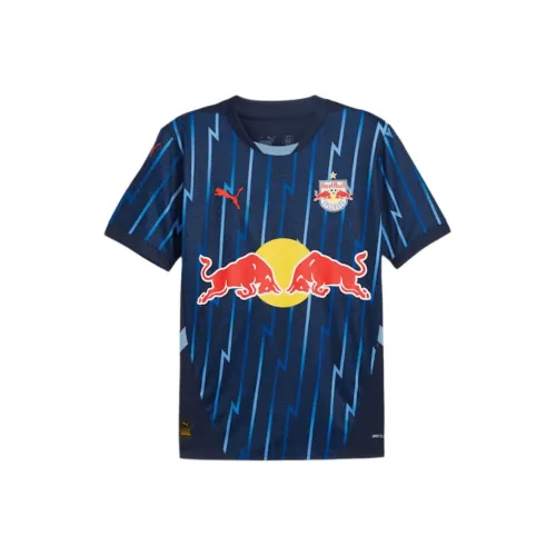 PUMA FC Red Bull Salzburg SS24 Футбол Джерси Мужской Синий Красный