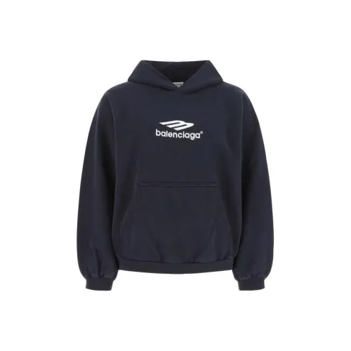 Balenciaga Толстовка Женская Морской Синий