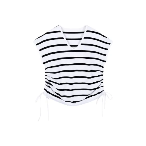 Ткань для покупок Рукав флаттер T Рубашка Женская