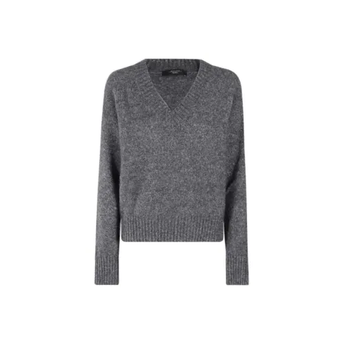 WEEKEND MaxMara Темно-серые Женские Свитеры