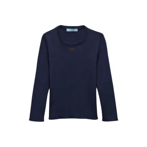 PRADA Синие Женские Свитера