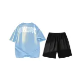 Футболка Carolina Blue + Черные шорты