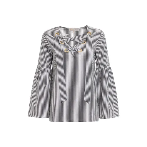 Michael Kors Серый Белый Женские Рубашки