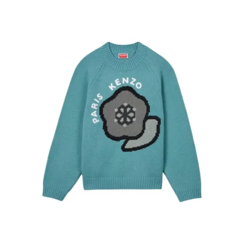 KENZO Аква-синий Женские Свитеры