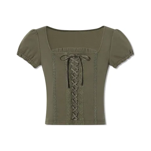 I'M ONE Буф-рукав Т-рубашка Женская