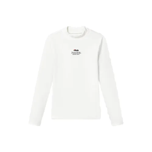 FILA Стандартная футболка женская облачно-белая