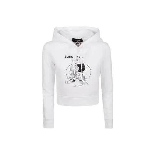 DSQUARED 2 Белый Женские Свитшоты