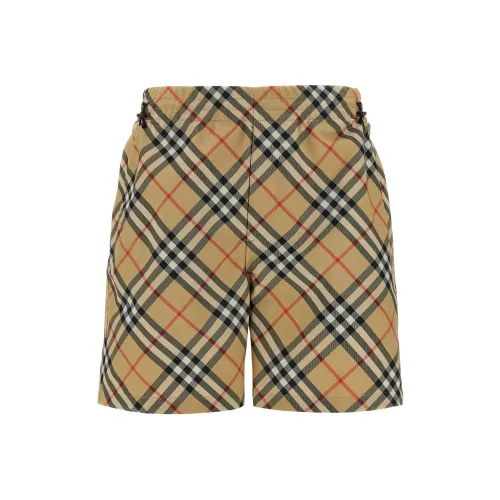 Burberry Повседневные шорты Мужские Коричневые
