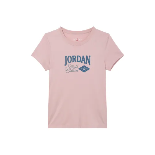 Джордан Обычный T Рубашка Женская Глазурно-Розовая