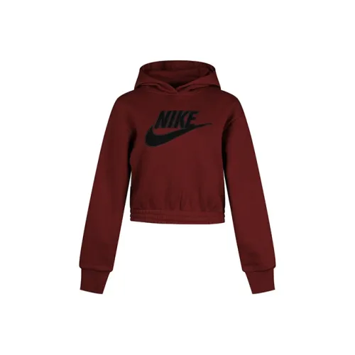 NIKE Бургундский Женские Свитшоты