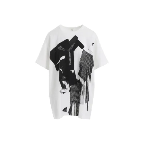 Yohji Yamamoto T-рубашка Женская Экрю