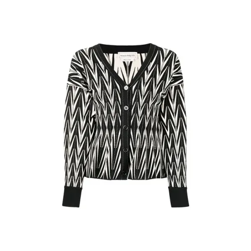 Alexander McQueen Черный Женский Трикотаж