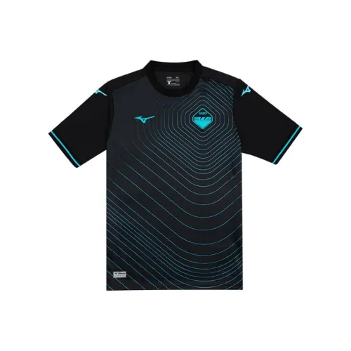 Mizuno Черная Мужская Футбольная Джерси