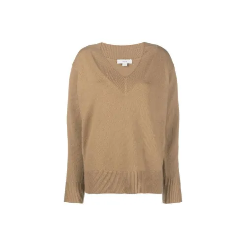 VINCE Бежевые Женские Свитеры