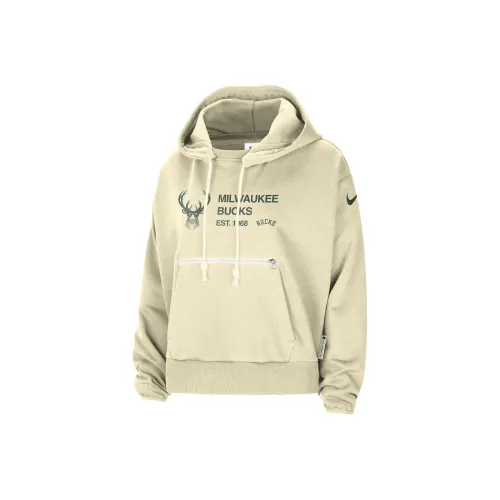 nike Milwaukee BucksDRI Форма NBA Стандарт Issue Толстовка Женские Шампанское