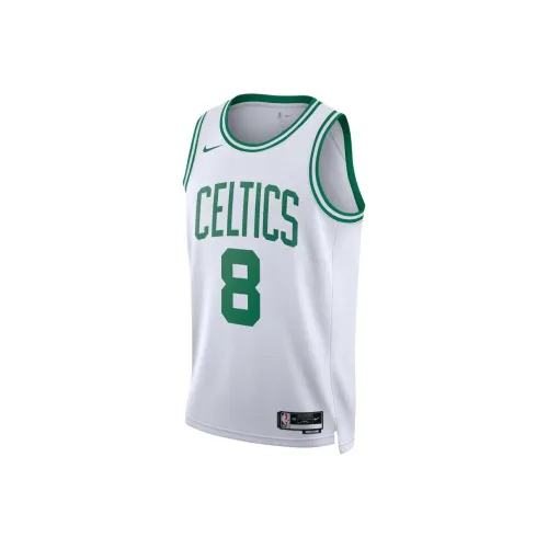 NBA Boston Celtics Nike Association Swingman Кристапс Порзингис Баскетбольная Джерси Унисекс Белый