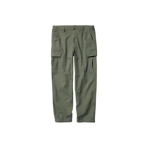 UNIQLO Повседневные брюки Унисекс Оливковый