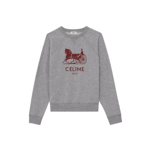 CELINE Серый Женские Свитшоты