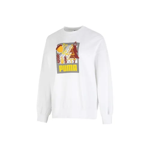 PUMA Белые Женские Толстовки